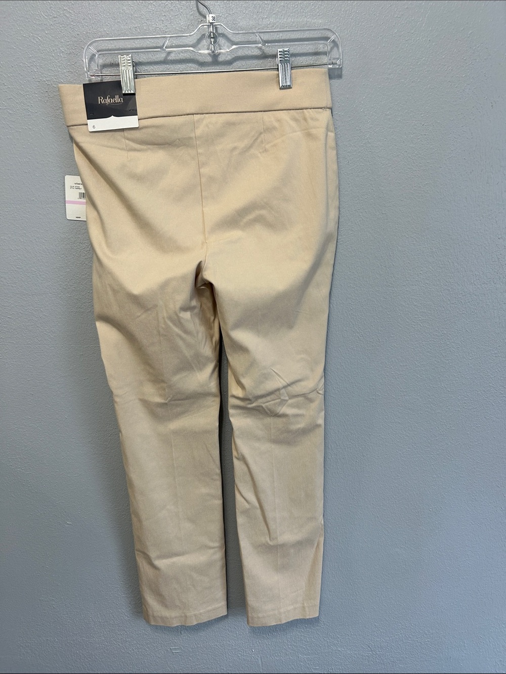 Rafaella Light Beige Straight Leg Dress Pants - Picture 3 of 7